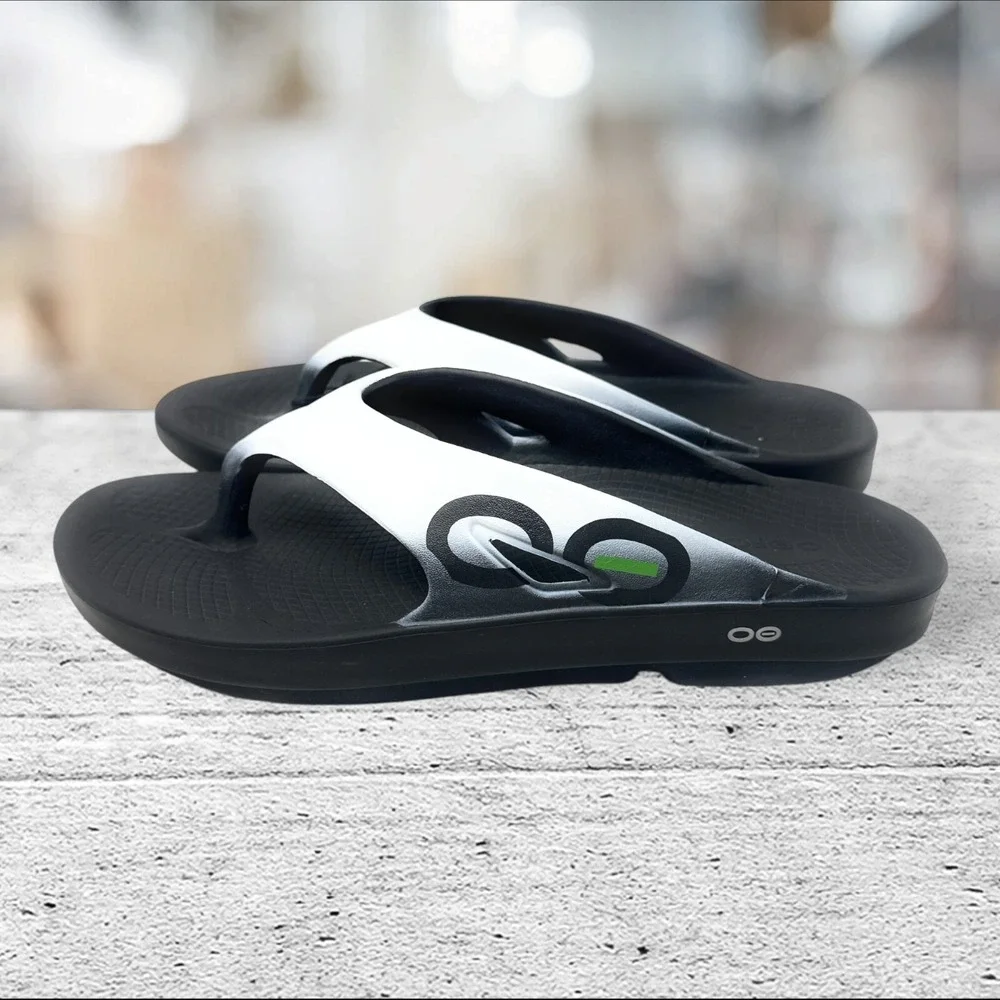 OOFOS Sandal Flip Flops OOFOAM Mens Size 16‎ 1001 GRPH - GRAPHITE Sport Black